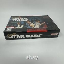 Super Star Wars Nintendo SNES 1992 New Factory SEALED Clean Mint? HANGTAB