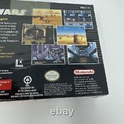 Super Star Wars Nintendo SNES 1992 New Factory SEALED Clean Mint? HANGTAB