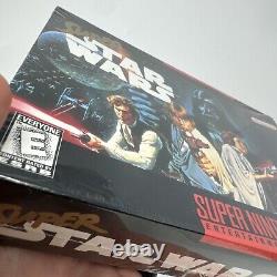 Super Star Wars Nintendo SNES 1992 New Factory SEALED Clean Mint? HANGTAB