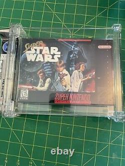 Super Star Wars SNES WATA Graded 8.5 B+ Super Nintendo, 1996 Factory Sealed Vga