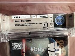 Super Star Wars Super Nintendo SNES WATA 8.5 A+ seal factory sealed New Graded