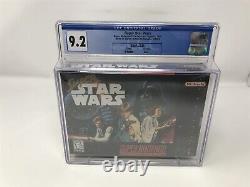 Super Star Wars Super Nintendo Snes NEW Sealed Graded CGC 9.2 A++ NOT WATA