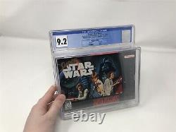 Super Star Wars Super Nintendo Snes NEW Sealed Graded CGC 9.2 A++ NOT WATA