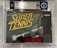 Super Tennis Super Nintendo Snes Sealed Graded Wata 8.0 A+ 1st Print New Holder