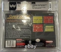 Super Tennis Super Nintendo SNES Sealed Graded Wata 8.0 A+ 1st Print NEW HOLDER