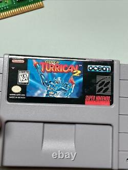 Super Turrican 2 Complete Snes Super Nintendo Authentic