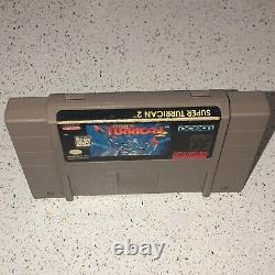 Super Turrican 2 (Super Nintendo, 1995) Authentic game Cart Tested Working SNES