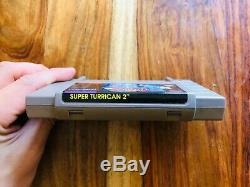 Super Turrican 2 (Super Nintendo SNES 1995) AUTHENTIC VERY RARE