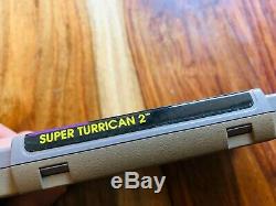 Super Turrican 2 (Super Nintendo SNES 1995) AUTHENTIC VERY RARE