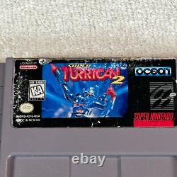 Super Turrican 2 (Super Nintendo SNES) Cart Only Authentic Tested