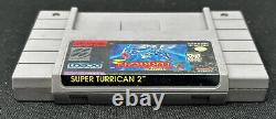Super Turrican 2 Super Nintendo SNES Cartridge Only Authentic Working