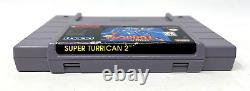 Super Turrican 2 Super Nintendo SNES Tested Authentic FREE SHIPPING