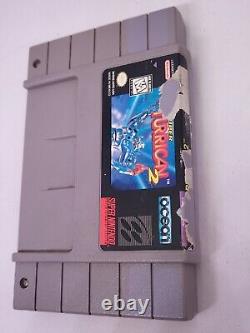Super Turrican II 2 (SNES, 1995) Cart Only Authentic Tested & Working RARE GAME