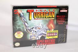 Super Turrican SNES Super Nintendo Complete CIB Great Condition! RARE