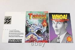 Super Turrican SNES Super Nintendo Complete CIB Great Condition! RARE