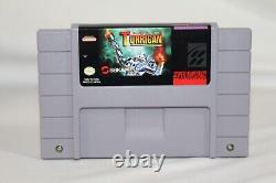 Super Turrican SNES Super Nintendo Complete CIB Great Condition! RARE