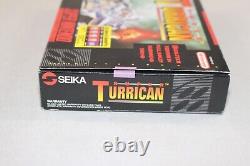 Super Turrican SNES Super Nintendo Complete CIB Great Condition! RARE