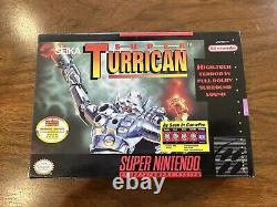 Super Turrican (Super Nintendo SNES, 1993) Complete CIB Authentic Tested