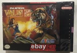 Super Valis IV Super Nintendo SNES CIB 100% Complete Near Mint Rare Early ATLUS