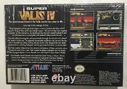 Super Valis IV Super Nintendo SNES CIB 100% Complete Near Mint Rare Early ATLUS