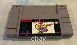 Super Widget (Super Nintendo SNES) Authentic Tested Cart Manual Box Rare