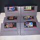 Super Nintendo (snes) 6 Games Lot Tested And Working