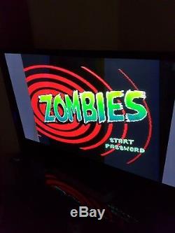 Super nintendo SNES ZOMBIES (PAL) konami 1993 boxed/complete UKV nice & RARE