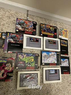 Super nintendo snes games lot Complete CIB Ghouls N Ghosts Donkey Kong Country