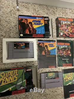 Super nintendo snes games lot Complete CIB Ghouls N Ghosts Donkey Kong Country