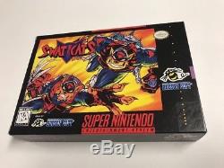 Swat Kats (Super Nintendo SNES) 100% Complete CIB Very Rare Ex