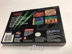 Swat Kats (Super Nintendo SNES) 100% Complete CIB Very Rare Ex