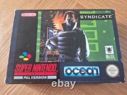 Syndicate Super Nintendo SNES game
