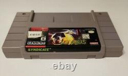 Syndicate Super Nintendo Snes Authentic Tested Game Cart Cartridge Rare