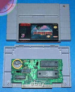 TESTED Super Nintendo SNES Game SOUL BLAZER Authentic Cartridge WORKING BATTERY