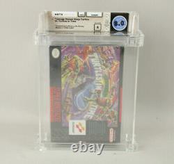 TMNT IV Ninja Turtles in Time Super Nintendo SNES New Sealed Wata Graded 8.0 A