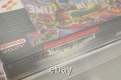 TMNT IV Ninja Turtles in Time Super Nintendo SNES New Sealed Wata Graded 8.0 A