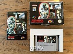 Terminator 2 T2 The Arcade Game Super Nintendo SNES Boxed With Manual