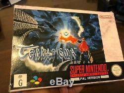 Terranigma Super Nintendo Game Boxed & Complete SNES PAL AUS
