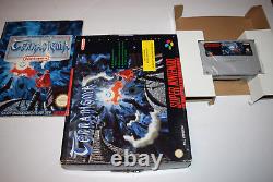 Terranigma Super Nintendo SNES PAL Version Video Game Complete in Big Box