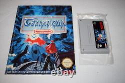 Terranigma Super Nintendo SNES PAL Version Video Game Complete in Big Box