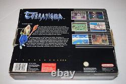Terranigma Super Nintendo SNES PAL Version Video Game Complete in Big Box