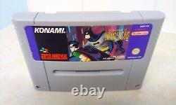 The Adventures Of Batman And & Robin-genuine Cart-snes Game-super Nintendo Game