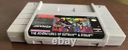 The Adventures of Batman & Robin (Super Nintendo, SNES) Game Only, Authentic