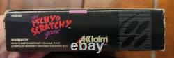 The Itchy And Scratchy Game, Snes, Box &Insert, No Poster Or Manual