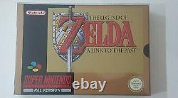 The Legend Of Zelda A Link To The Past PAL SNES Sticker sealed Super Nintendo