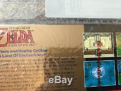 The Legend Of Zelda A Link To The Past SNES Super Nintendo New Red Strip 90+VGA