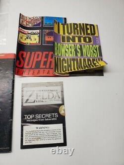 The Legend of Zelda A Link to the Past SNES Complete in Box with sealed Secrets