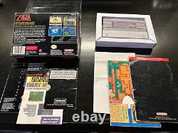 The Legend of Zelda A Link to the Past (Super Nintendo SNES, 1992) Complete CIB