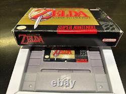 The Legend of Zelda A Link to the Past (Super Nintendo SNES, 1992) Complete CIB