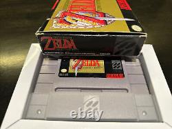The Legend of Zelda A Link to the Past (Super Nintendo SNES, 1992) Complete CIB